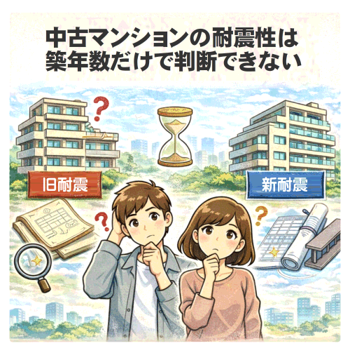 中古マンションの耐震性は築年数だけで判断できない