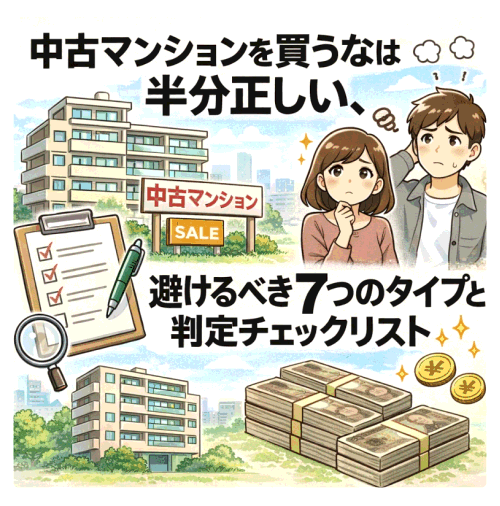 中古マンション「買うな」は半分正しい、避けるべき7タイプと判定チェックリスト